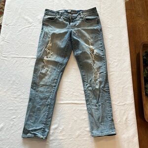 Kut front the kloth women’s‎ Katy Boyfriend Distressed Blue Jeans size 6 EUC
